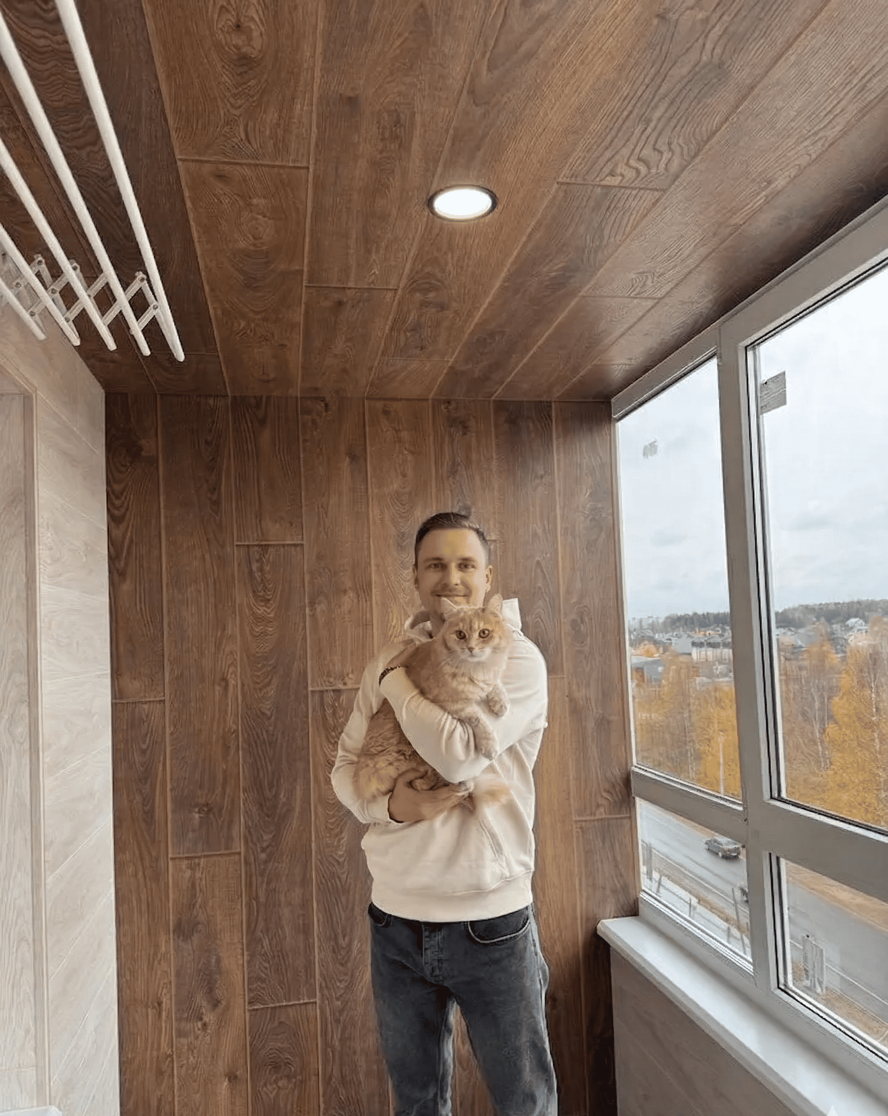 Балкон клиента Сергея